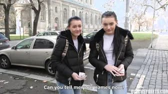Czech Streets 124: Naive Sexy Young Twins