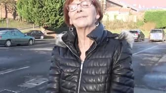 Martine and Anna 70 and 19 years older an anal 3 way