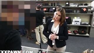 XXX PAWN - Business Lady Loves Her Hubby, But She Also Needs Money