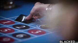 BLACKED Babe Blonde Ivy Wolfe takes on high-stakes gambler
